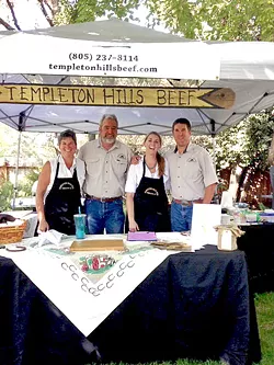 KNOW THY RANCHER Templeton Hills Beef is a family affair: Left to right is Darian Buckles, Will Woolley, Katie Emery, and Alton Emery. - PHOTO COURTESY OF WILL WOOLLEY