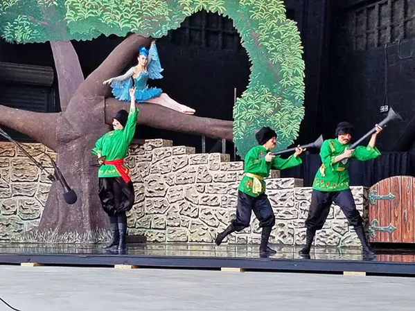 STUDENT PERFORMERS Ballet Theatre San Luis Obispo performs a scene from Peter And The Wolf at the Vina Robles Amphitheatre, which works with the SLO County Office of Education Arts Collaborative, hosting student performances like this one every year. - PHOTO COURTESY OF SLO COUNTY OFFICE OF EDUCATION