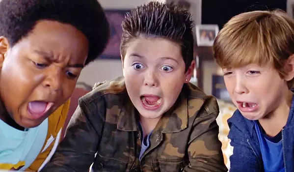 IN OVER THEIR HEADS Three sixth graders—Lucas (Keith L. - Williams), Thor (Brady Noon), and Max (Jacob Tremblay)—skip school and go on an incredible adventure involving stolen drugs, teenage girls, and the - promise of an epic party, in Good Boys. - PHOTO COURTESY OF UNIVERSAL PICTURES