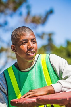 GROWING UP Ashton Tolliver said he's not only working on fixing his academic record, he wants to prepare for his next steps, with adulthood on the horizon: career in construction, owning a home, and having a family. - PHOTO BY JAYSON MELLOM
