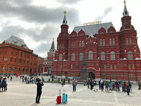 HISTORY The Moscow State Historical Museum, located at the edge of Red Square, is one of countless striking landmarks in the city. - PHOTO COURTESY OF PETER JOHNSON