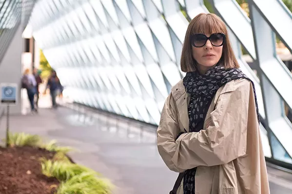 IN THE SHADOWS When confronted by a fan of her past architectural work, Bernadette quickly cowers away, hiding from her former life. - PHOTOS COURTESY OF ANNAPURNA PICTURES