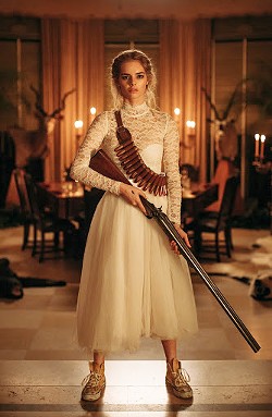 HERE COMES THE BRIDE Samara Weaving plays Grace, who spends her wedding night fighting for her own survival against murderous in-laws, in the comedy horror, Ready or Not. - PHOTOS COURTESY OF MYTHOLOGY ENTERTAINMENT