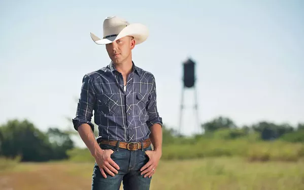 DEEP COUNTRY Justin Moore headlines the five-band almost-sold-out Boots & Brews Country Music Festival on Sept. 28, in the Madonna Inn Meadow. - PHOTO COURTESY OF JUSTIN MOORE