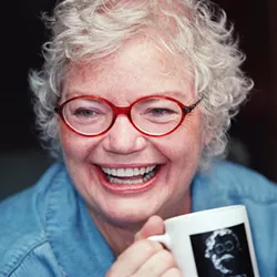 A TALL DRINK OF WATER Corruption-busting media firebrand Molly Ivins is celebrated in Raise Hell: The Life and Times of Molly Ivins, screening exclusively at The Palm Theatre. - PHOTO COURTESY OF GUNSLINGER PRODUCTIONS