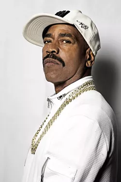 FATHER OF RECORDED RAP Kurtis Blow's long and illustrious career started with his groundbreaking release of "Christmas Rappin'" in 1979. The first rapper to sign with a major label, Blow now produces and opens for The Hip Hop Nutcracker. - PHOTO COURTESY OF THE HIP HOP NUTCRACKER