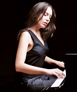 YOUNG LIONESS World-renowned Italian pianist Gloria Campaner plays Cal Poly's Performing Arts Center Pavilion on Nov. 13. - PHOTO COURTESY OF GLORIA CAMPANER