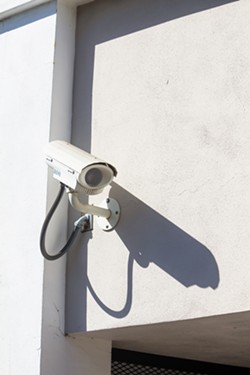 CHECK YOURSELF Security camera footage from local businesses that capture criminal activities is regularly turned in to the SLO Police Department, which often posts it on Facebook, hoping the public can identify the perpetrators. - PHOTO BY JAYSON MELLOM