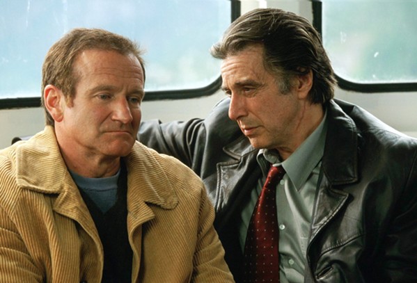 NO REST FOR THE WICKED Inner demons&mdash;combined with Alaska's midnight sun&mdash;won't let Robin Williams or Al Pacino get any sleep, in director Christopher Nolan's chilling thriller, Insomnia (2002). - PHOTO COURTESY OF WARNER BROS. PICTURES
