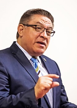 ELECTION SEASON Rep. Salud Carbajal (D-Santa Barbara) faces a new election opponent in 2020&mdash;radio host and political commentator Andy Caldwell. - FILE PHOTO BY JAYSON MELLOM