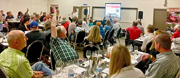 TANNIN, ACIDITY, SWEETNESS About 100 people attended Melanie Webber's "How to Taste Wine Like a Pro" Garagiste wine seminar to experience a deeper understanding of the nuances of wine. - PHOTO COURTESY OF MELANIE WEBBER