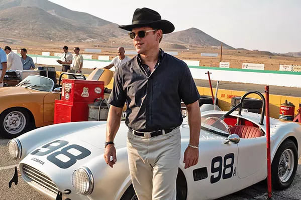CHALLENGE ACCEPTED Car designer Carroll Shelby (Matt Damon) accepts Henry Ford II's challenge to design a race car that's better than a Ferrari. - PHOTOS COURTESY OF TWENTIETH CENTURY FOX