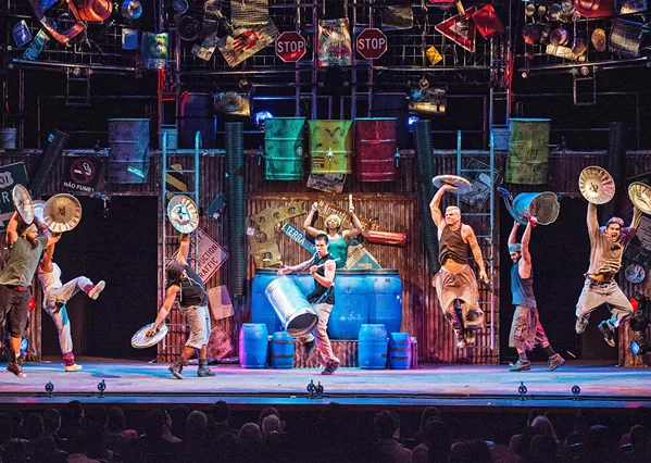 BIG BANG Witness the percussive thunder of Stomp, returning to the PAC on Nov. 30. - PHOTO COURTESY OF STEVE MCNICHOLAS