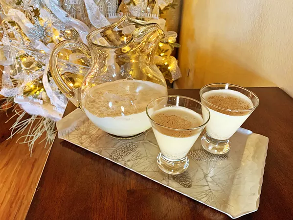 Homemade eggnog - PHOTOS BY CAMILLIA LANHAM