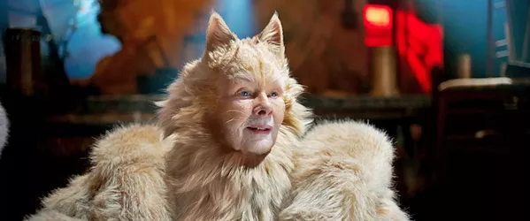 HEY JUDI Judi Dench stars as Old Deuteronomy, in director Tom Hooper's adaptation of the classic Andrew Lloyd Webber musical, Cats. - PHOTO COURTESY OF UNIVERSAL PICTURES