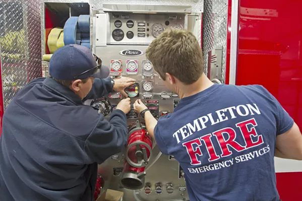 NEW LEADERSHIP At the end of the month Templeton Community Services District will begin the search for a fire chief. - FILE PHOTO BY JAYSON MELLOM