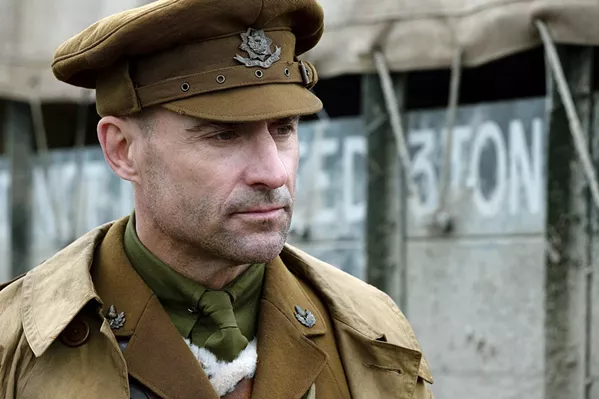 GET WITNESSES Capt. Smith (Mark Strong) warns the messengers trying to stop a doomed invasion to deliver their missive in front of witnesses. - PHOTOS COURTESY OF DREAMWORKS