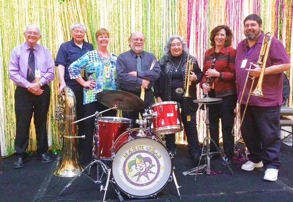 HOT SWINGING JAZZ The Midnight Rose Jazz Band plays the Pismo Vets Hall on Jan. 26, as part of the Basin Street Regulars hot jazz series. - PHOTO COURTESY OF THE MIDNIGHT ROSE JAZZ BAND