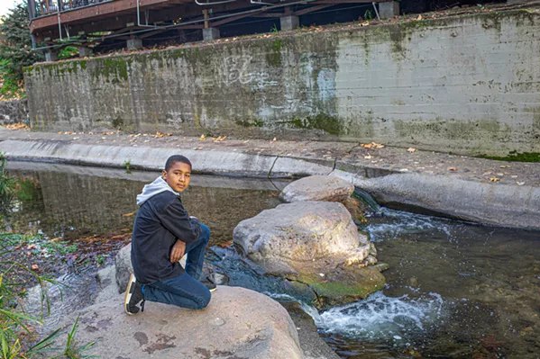 HOPEFUL When interviewed by Courtney Haile, Garrett Ferguson said, "My dream one day for San Luis Obispo is to be more diverse, and also for people to accept more and more cultures and traditions and people." - PHOTO COURTESY OF RENODA CAMPBELL
