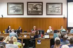 PAY DAY The San Luis Obispo City Council unanimously voted in favor of 63 and 46 percent raises for city council members and the mayor, respectively. - FILE PHOTO BY JAYSON MELLOM