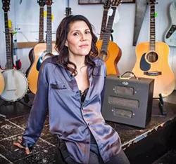 GUITAR SLINGER LA-based Americana roots rocker Pi Jacobs plays The Savory Palette on Feb. 18. - PHOTO COURTESY OF PI JACOBS