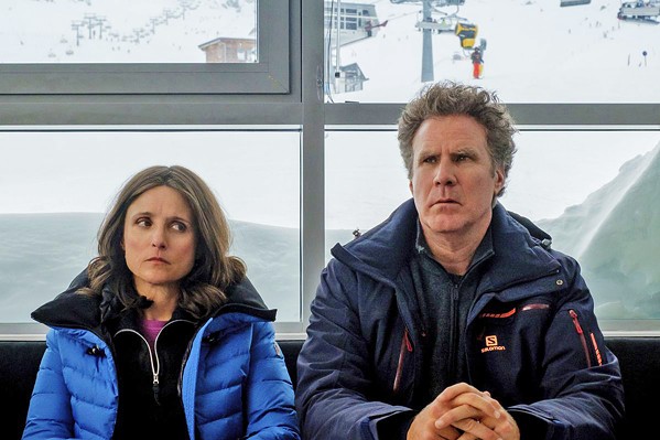 FROSTY This middling comedy-drama Downhill follows married couple Billie (Julia Louis-Dreyfus) and Pete (Will Ferrell), who are forced to re-examine their relationship after the very different ways they reacted to an avalanche. - PHOTO COURTESY OF SEARCHLIGHT PICTURES