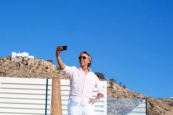 IT'S GOOD TO BE RICH Steve Coogan stars as super rich Sir Richard McCreadle, in auteur Michael Winterbottom's new satire Greed. - PHOTO COURTESY OF FILM4