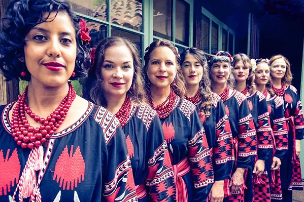 BULGARIA AND THE BALKANS The Kitka Women’s Vocal Ensemble performs on March 15, in Miossi Hall of the Performing Arts Center’s Christopher Cohan Center as part of concert feature four of Cal Poly’s choral ensembles. - PHOTO COURTESY OF KITKA