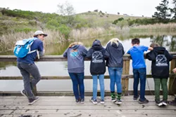 CONNECTION Naturalists who teach students at outdoor education programs engage students in nature and assist them in understanding their role in the environment. - PHOTO BY JAYSON MELLOM
