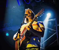 HOP IN THE TUB Christopher Hawley, who a couple times a year hosts the Folk-n-Soak Music Festival at Paso's Franklin Hot Springs, will live stream on Instagram March 27. - PHOTO COURTESY OF CHRISTOPHER HAWLEY