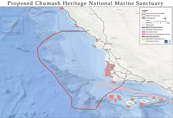 IN THE QUEUE NOAA is evaluating whether to extend the nomination period for the proposed Chumash Heritage National Marine Sanctuary. - IMAGE COURTESY OF NOAA