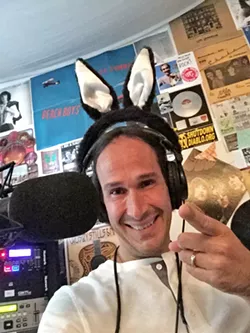 THE FOUNDER Hal Abrams started Morro Bay's nonprofit community radio station The Rock 97.3FM out of his home. - PHOTO COURTESY OF HAL ABRAMS
