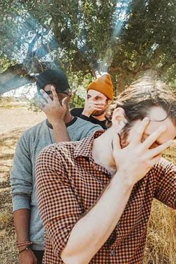 TEAMWORK Anton Joseph Kellner (in the back), shown with his band The Lone Stars, is part of The Ambergrove, a musical collective that just released its stunning debut single on Spotify. - PHOTO COURTESY OF ANTON JOSEPH KELLNER AND THE LONE STARS