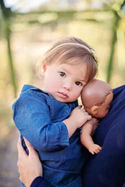 HOSPITALIZED Arroyo Grande resident Jamie Maraviglia says that the hospital bills for her daughter, Ara (pictured), who suffers from a chronic illness, are putting significant financial strain on her family. - PHOTO COURTESY OF JAMIE MARAVIGLIA