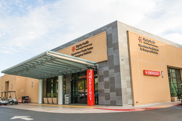 INTEGRATED Dignity Health owns French Hospital Medical Center (pictured) in SLO, Arroyo Grande Community Hospital, Marian Regional Medical Center in Santa Maria, and a variety of local clinics, services, and physicians. Its new parent company, CommonSpirit, is one of the largest nonprofit hospital systems in the U.S. - PHOTO BY JAYSON MELLOM