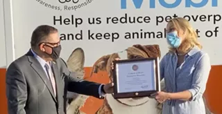 Carbajal recognizes local pet advocacy organization with award for work during pandemic
