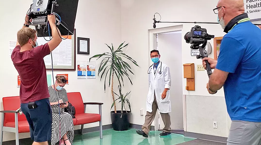 PROMOTING HEALTH A CenCal Health TV ad campaign—"Welcome Back to Care"—encourages local residents to get back on track for their preventative health care, including breast cancer screenings. - PHOTO COURTESY OF CENCAL HEALTH