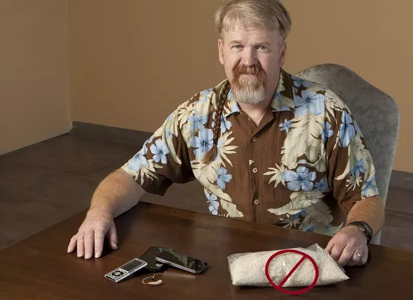 NO RICE! : Scott Talmadge, owner of C&E DryServ, can dry out iPods, phones, and hearing aids with his proprietary technology and he heartily recommends not using rice because it takes too long and may lead to corrosion in your equipment. - PHOTO BY STEVE E. MILLER