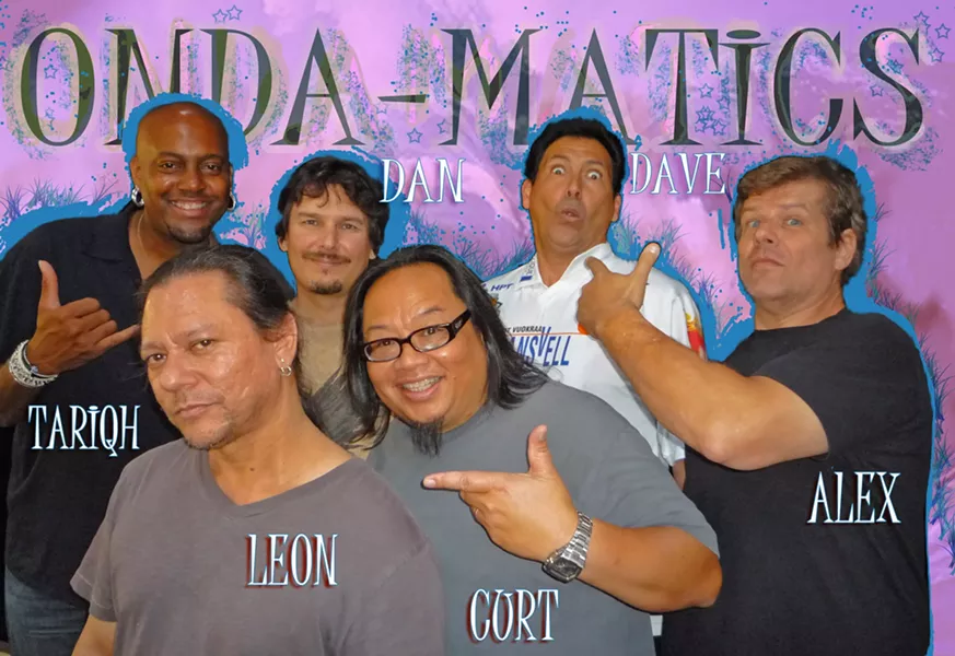 ALL STARS : Comprised of six professional gunslingers who’ve played with everyone from Johnny Cash to Mariah Carey, the Onda-Matics play the Operation Surf 2010 benefit concert for wounded servicemen on Sept. 2 at Mo-Tav. - PHOTO COURTESY OF THE ONDA-MATICS