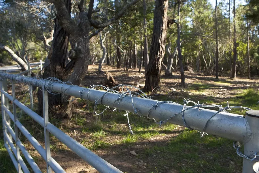 KEEP OUT : Landowners Ralph Covell and The Nature Conservancy closed this popular Cambria hiking trail earlier this winter. - PHOTO BY STEVE E. MILLER