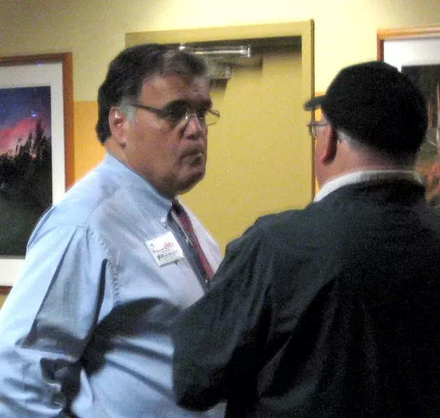 VOTE FOR ME … AGAIN : District 4 supervisor candidate Paul Teixeira pulled in enough votes to get him in the November runoff election, but it wasn’t enough to switch him off campaign mode. - PHOTO BY COLIN RIGLEY