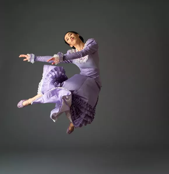 HERE COMES THE…: Miki Ohara dances the role of the bride in “Appalachian Spring.” - PHOTO COURTESY OF THE MARTHA GRAHAM DANCE COMPANY