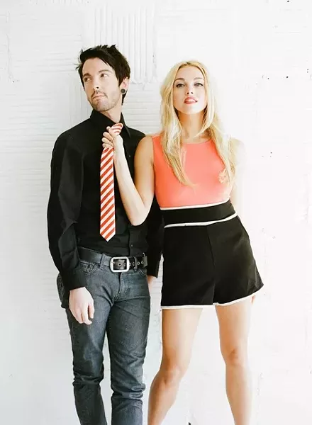 THE NEW NEW WAVE: Laura Leighe—a pop duo out of Oklahoma City—plays two shows this week, first at the Frog and Peach on Nov. 20 and then at the Paso Brewing Co. on Nov. 22. - PHOTO COURTESY OF LAURE LEIGHE