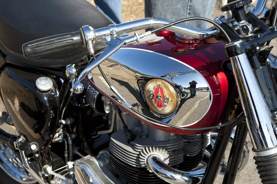 SEE BIKES LIKE THIS BSA!: In addition to BSAs, you’ll see classic Triumphs, Vincents, Nortons, BMWs, Matchless, and more! - PHOTO BY STEVE E. MILLER