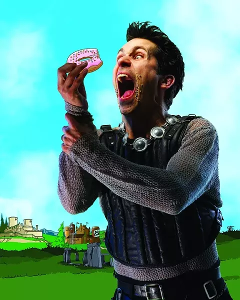 SERIOUSLY FUNNY : Rick Miller’s cartoon-inspired rewrite leaves roughly 50 percent of Shakespeare’s script intact and is about 85 percent true to the original story. The changes turn tragedy into comedic gold. - PHOTO COURTESY OF RICK MILLER