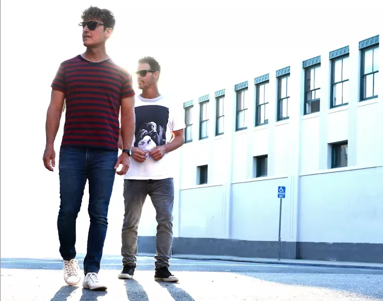 LOOPY : Instrumental duo El Ten Eleven will use drums, a double neck bass, and looping equipment to create a lush sound on Jan. 10 at SLO Brew. - PHOTO COURTESY OF EL TEN ELEVEN