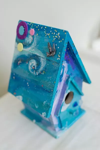 STARRY FLIGHT: The Women’s Shelter Program will be showcasing artwork made in its art therapy program. - PHOTO COURTESY OF BETH RAUB