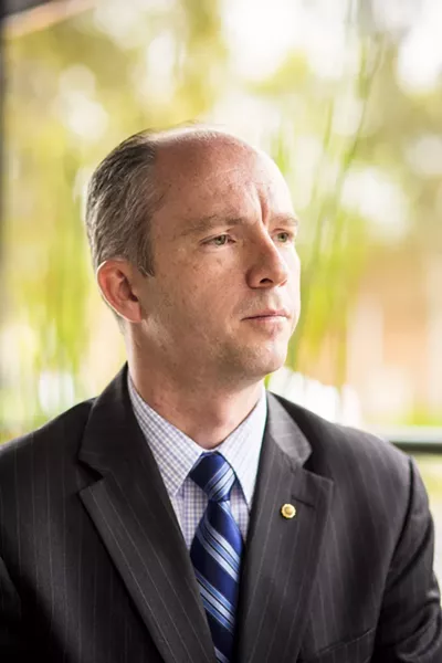 BURDEN OF PROOF: In prosecuting sexual assault cases, Deputy District Attorney and district attorney candidate Dan Dow says prosecutors often face a difficult burden of proof: consent. If elected, Dow said he would add additional prosecutors to the office’s sex crime team. - PHOTO BY HENRY BRUINGTON