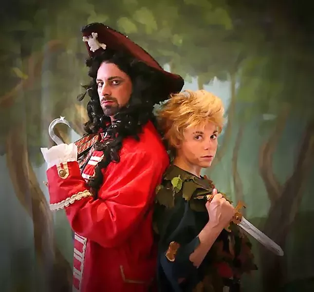GIVE HIM A HAND: Captain Hook seeks vengeance on Peter for cutting his hand off and feeding it to the ticking crocodile. - PHOTO COURTESY OF KELRIK PRODUCTIONS