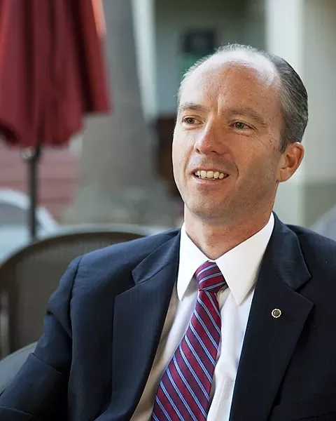 HOT AND BOTHERED: Dan Dow and the SLO County Board of Supervisors exchanged words over his use of outside legal counsel in an ongoing disagreement over compensation time given to deputy district attorneys. - FILE PHOTO BY STEVE E. MILLER